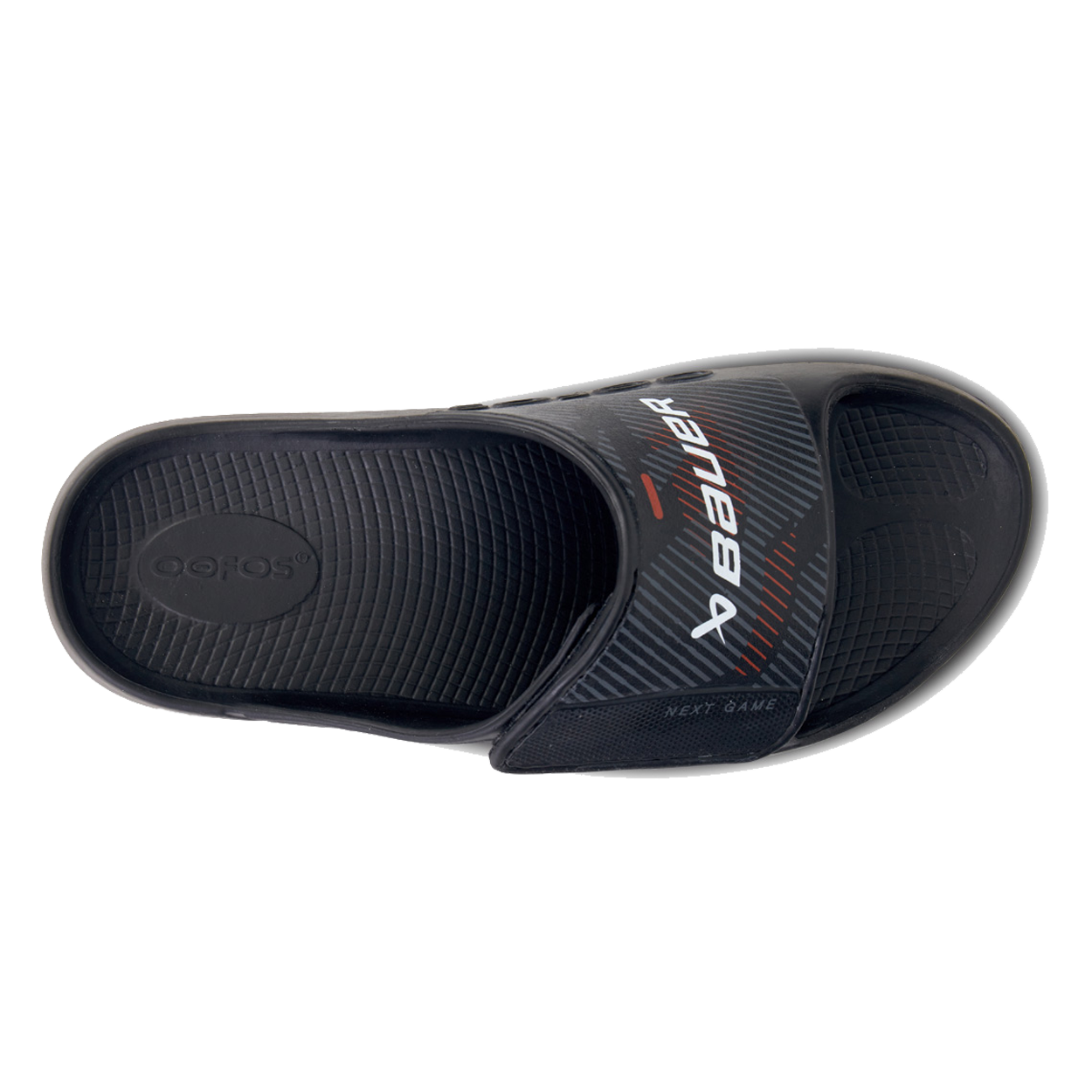 BAUER OOFOS NEXT GAME SPORT FLEX SLIDE BLACK JUNIOR